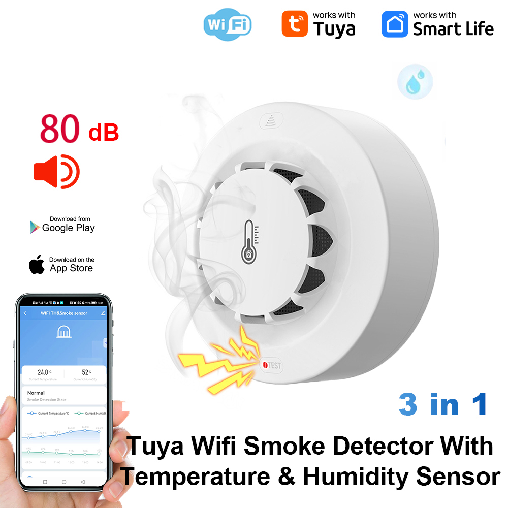 Home Security Alarm - Sensore di Temperatura e Umidità WiFi
