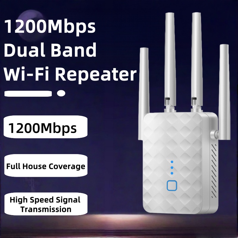 Home Security Outdoor - Ripetitore WiFi Dual Band 1200Mbps 2.4G/5GHz