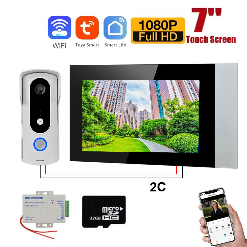 Home Security Uk - 2 fili Smart Home Tuya Wifi