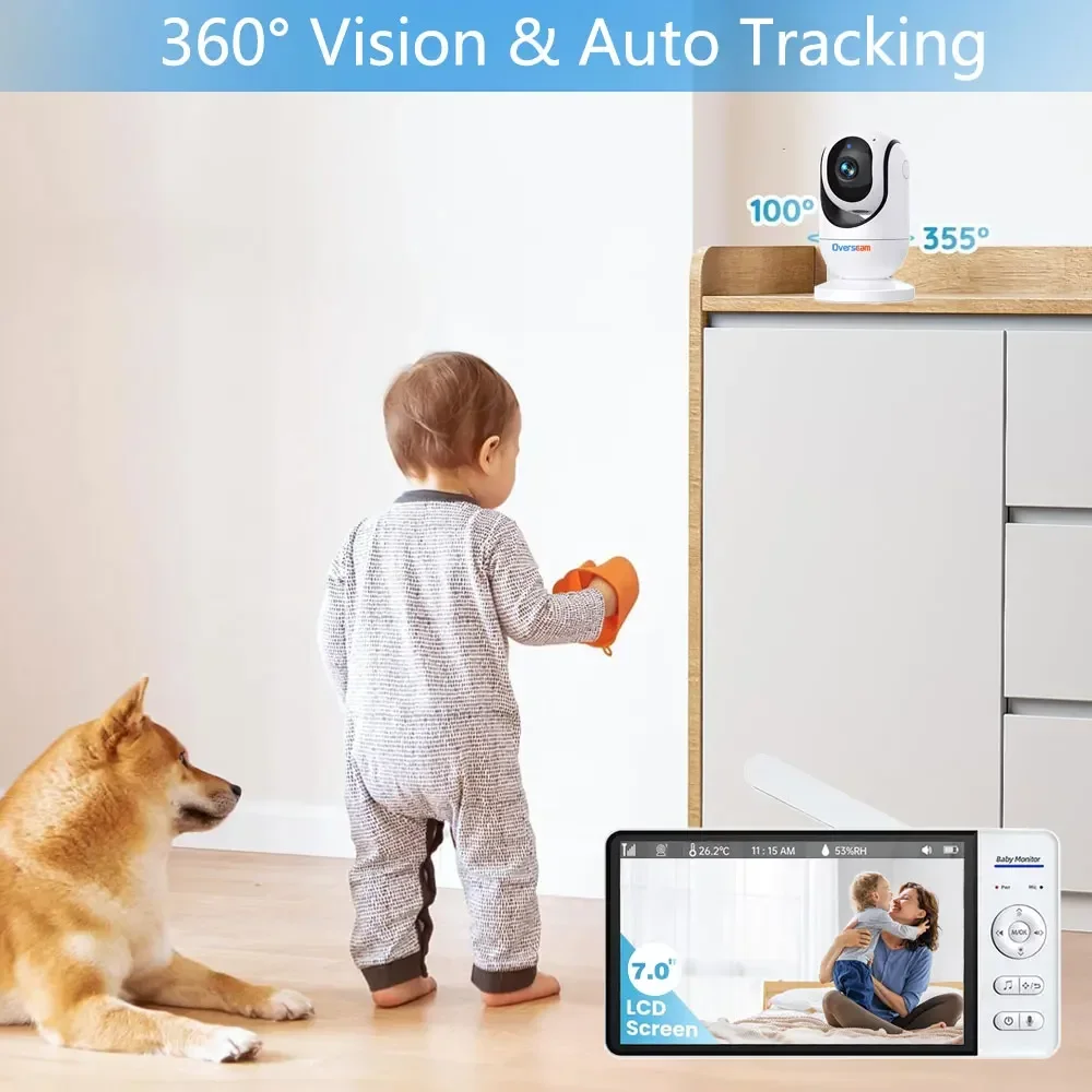 Home Security Uk - Schermo da 7 pollici Video Baby