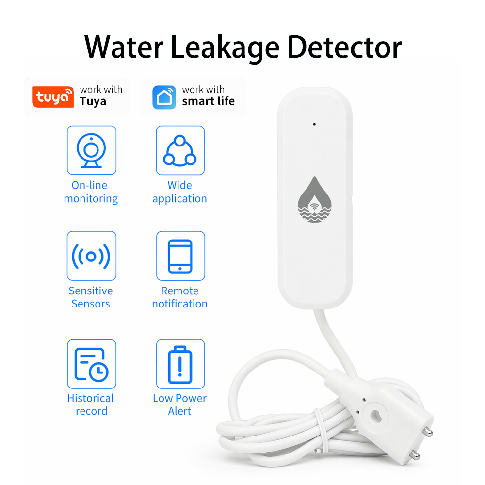 Home Security Gadgets - Sensore di Allarme Perdite d'Acqua YFK