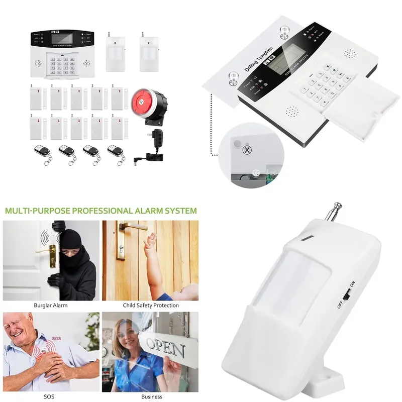 Home Security Alarm - Kit Antifurto per Casa con Chiamata