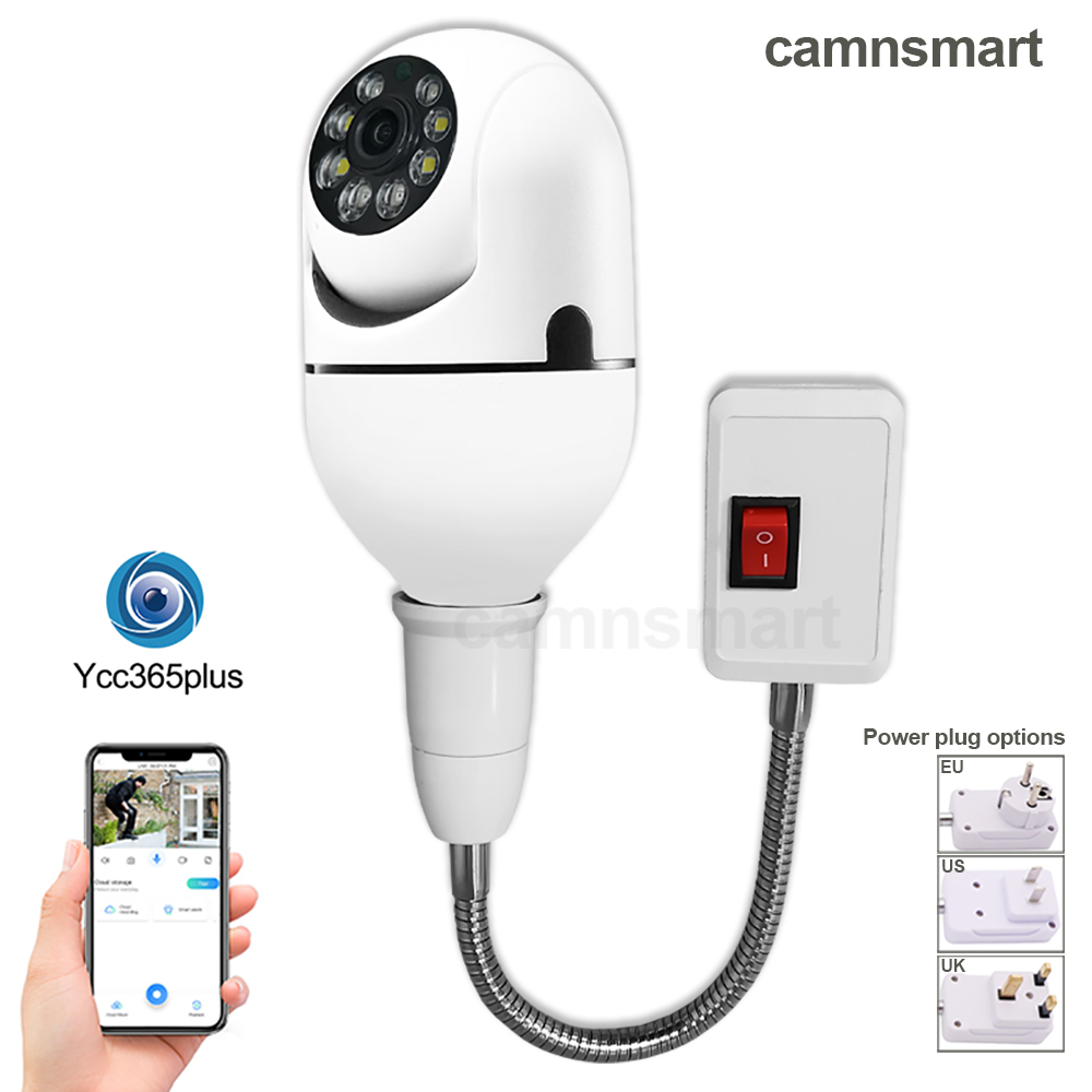 Home Security Uk - 3MP Mini telecamera Wifi E27 lampadina