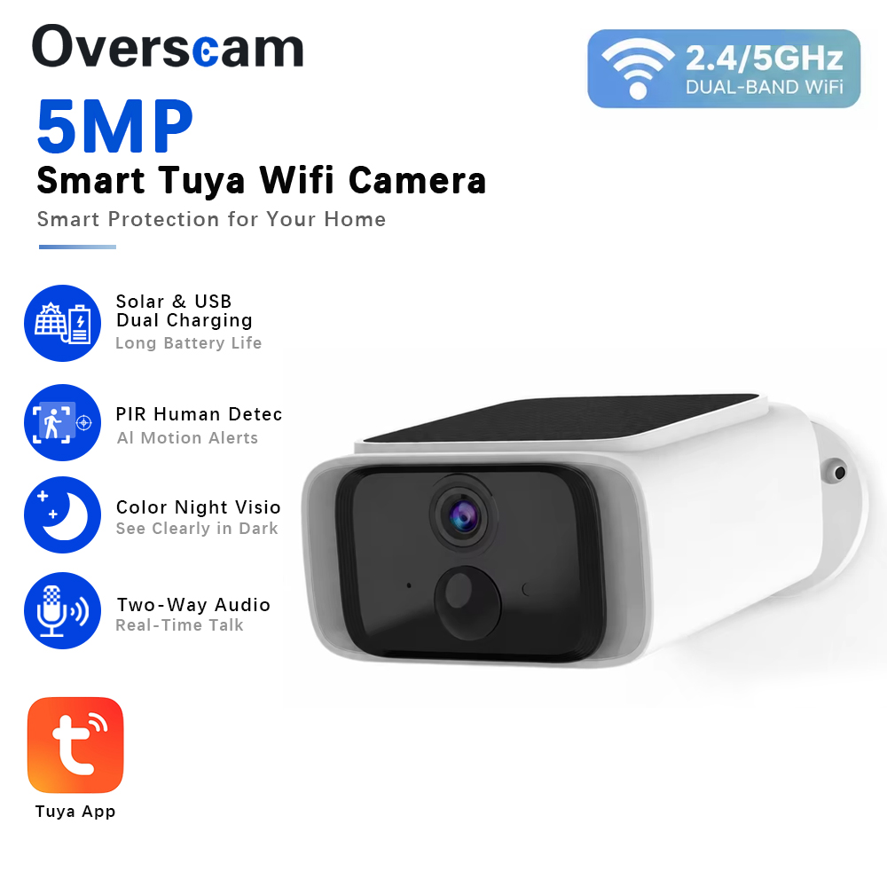 Home Security Prices - Telecamera di sicurezza solare Tuya 5MP