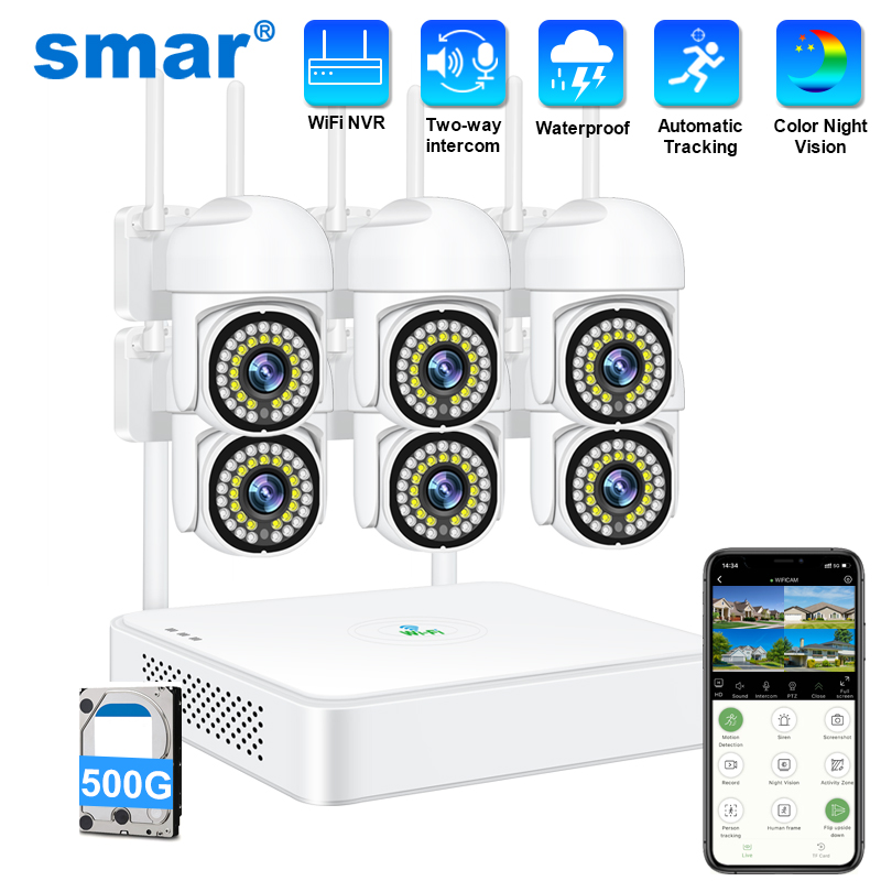 Home Security Prices - Sistema di Telecamere di Sicurezza Wireless