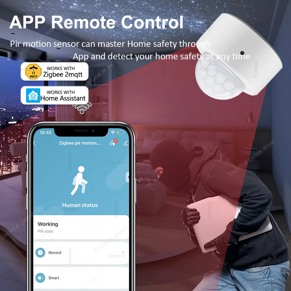 Sensore di movimento PIR ZigBe - Home Security Alarm recensione e prezzo