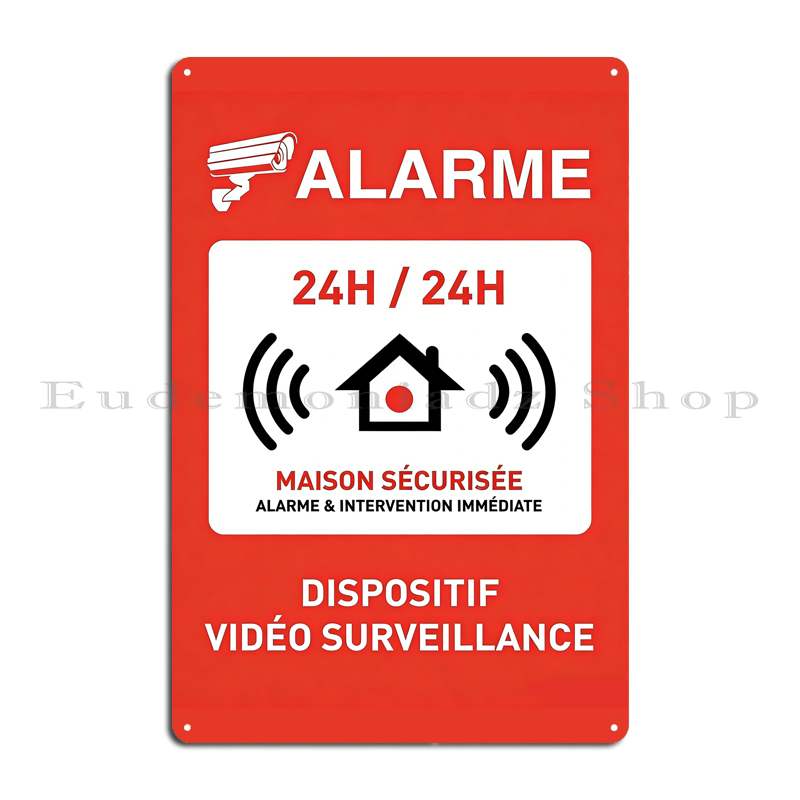 Targa in Metallo Vintage con S - Home Security Alarm recensione e prezzo