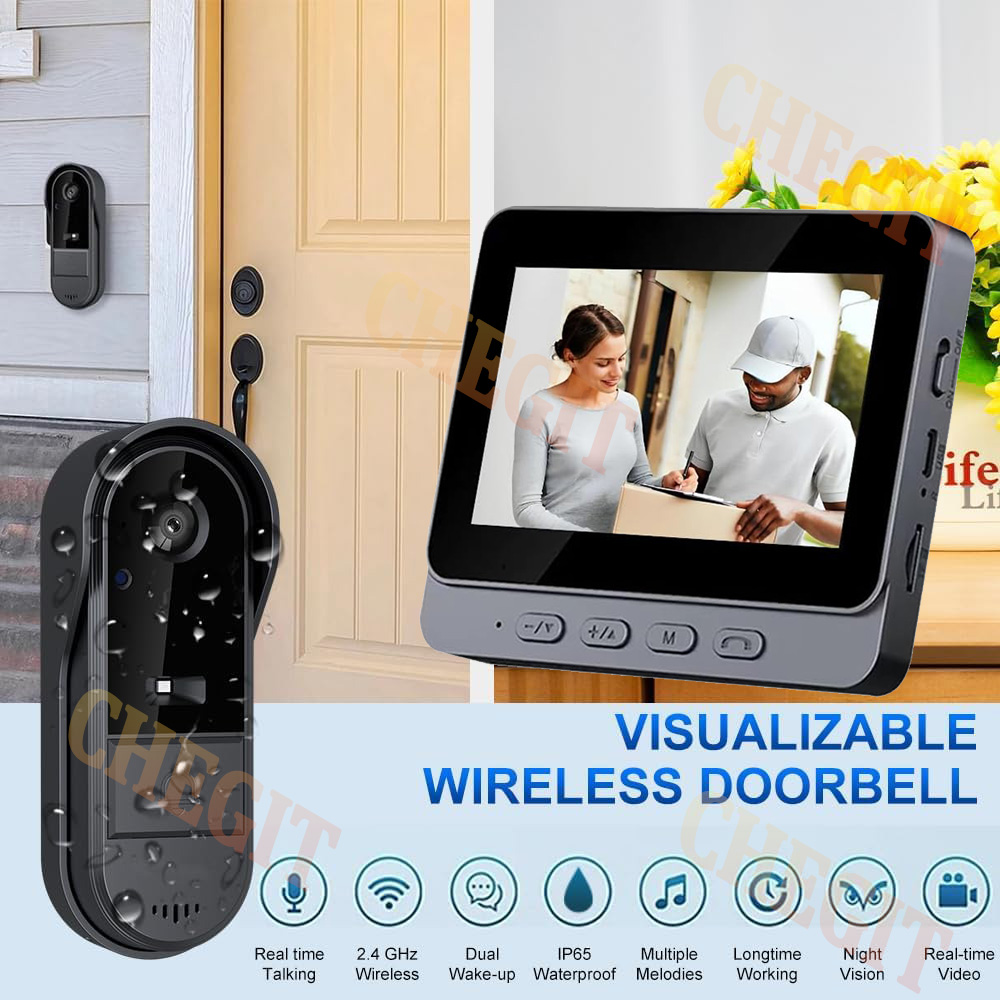 Campanello senza fili Wifi Tel - Home Security Prices recensione e prezzo