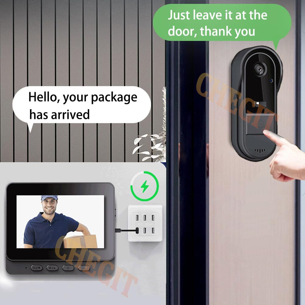 Campanello senza fili Wifi Tel - Home Security Prices recensione e prezzo