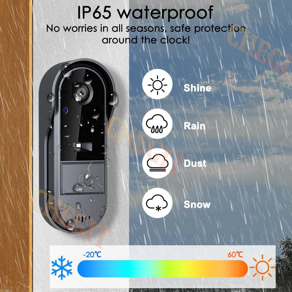 Campanello senza fili Wifi Tel - Home Security Prices recensione e prezzo