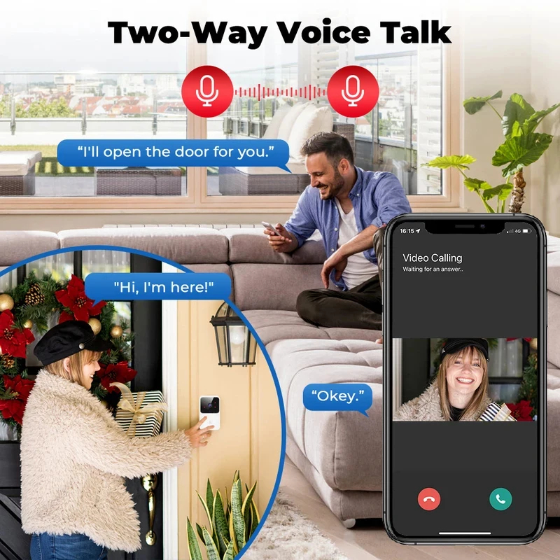 Campanello Video WiFi Smart pe - Home Security Prices recensione e prezzo