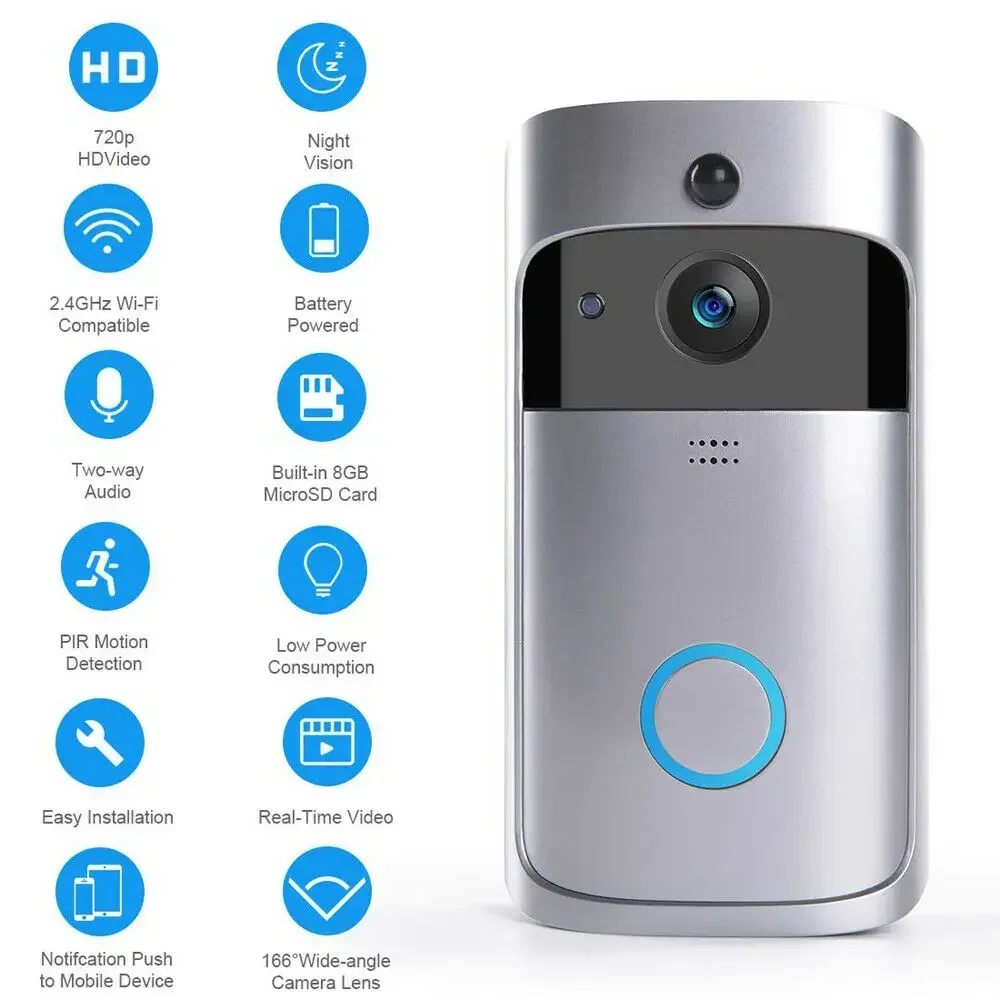 Campanello Wireless WIFI HD 72 - Home Security Prices recensione e prezzo